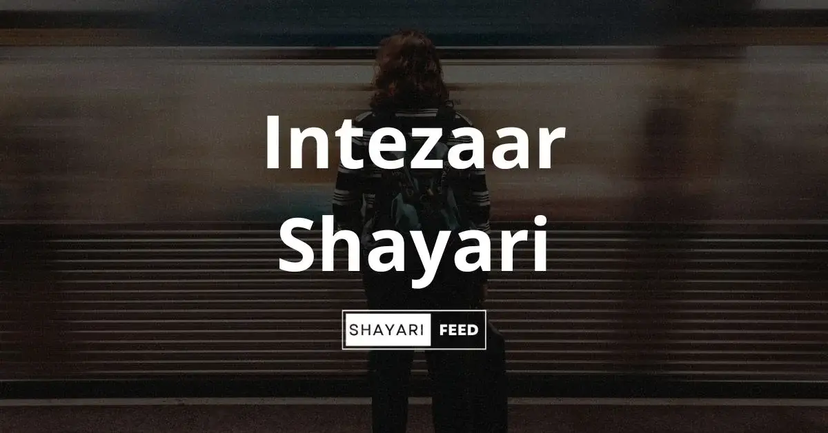 Intezaar Shayari Thumbnail