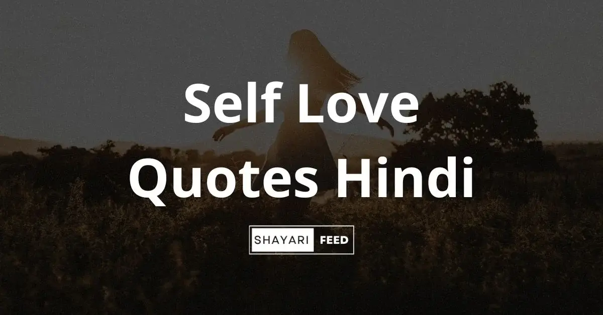 Self Love Quotes Hindi Thumbnail