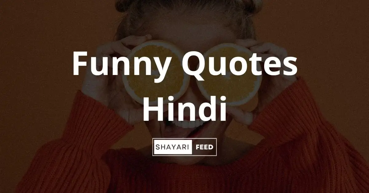 Funny Quotes in Hindi Thumbnail