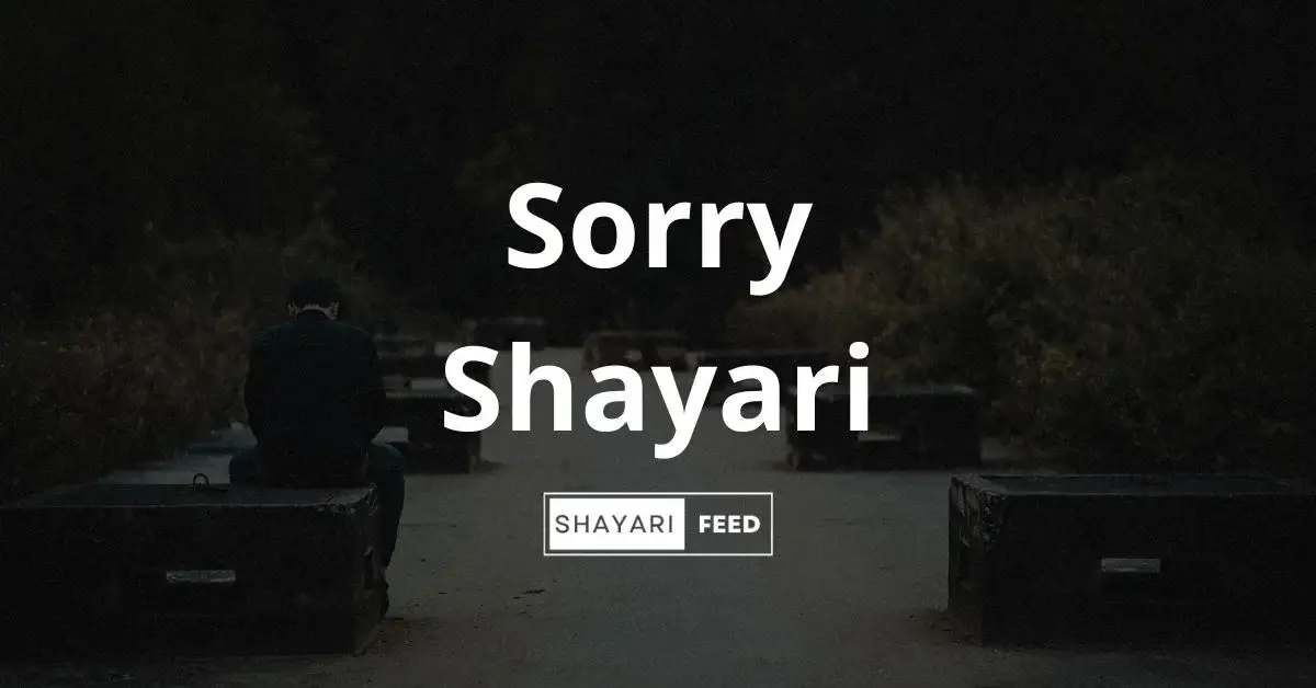 Sorry Shayari Thumbnail