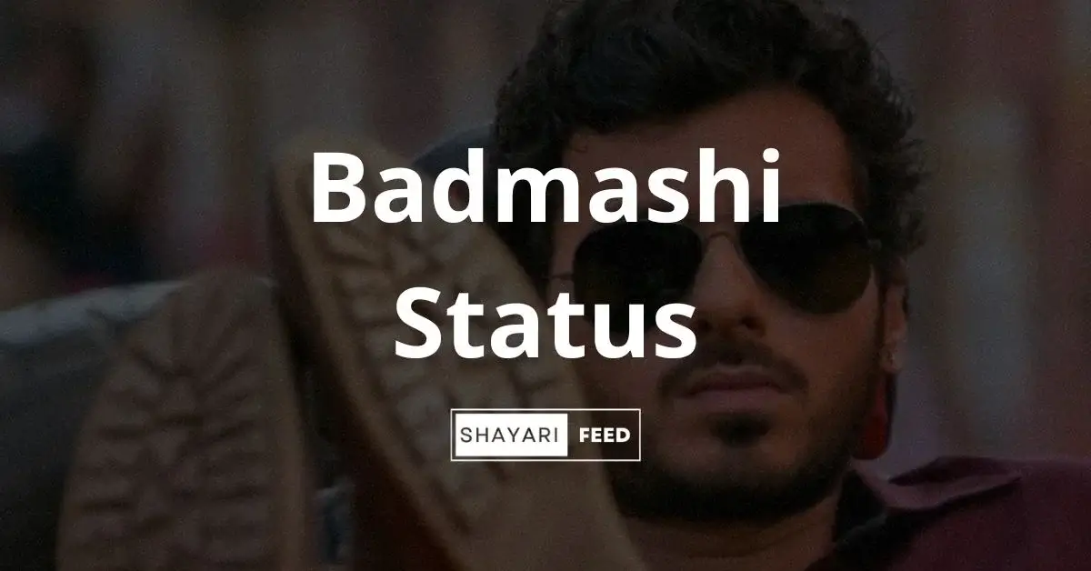 Badmashi Status Thumbnail