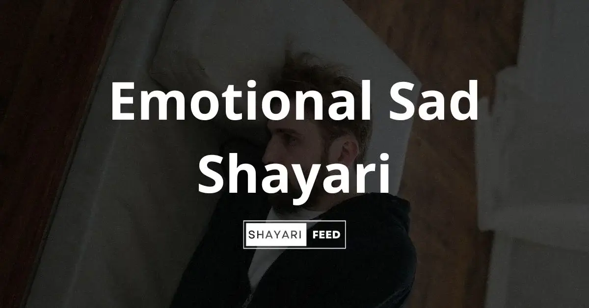 Emotional Sad Shayari Thumbnail
