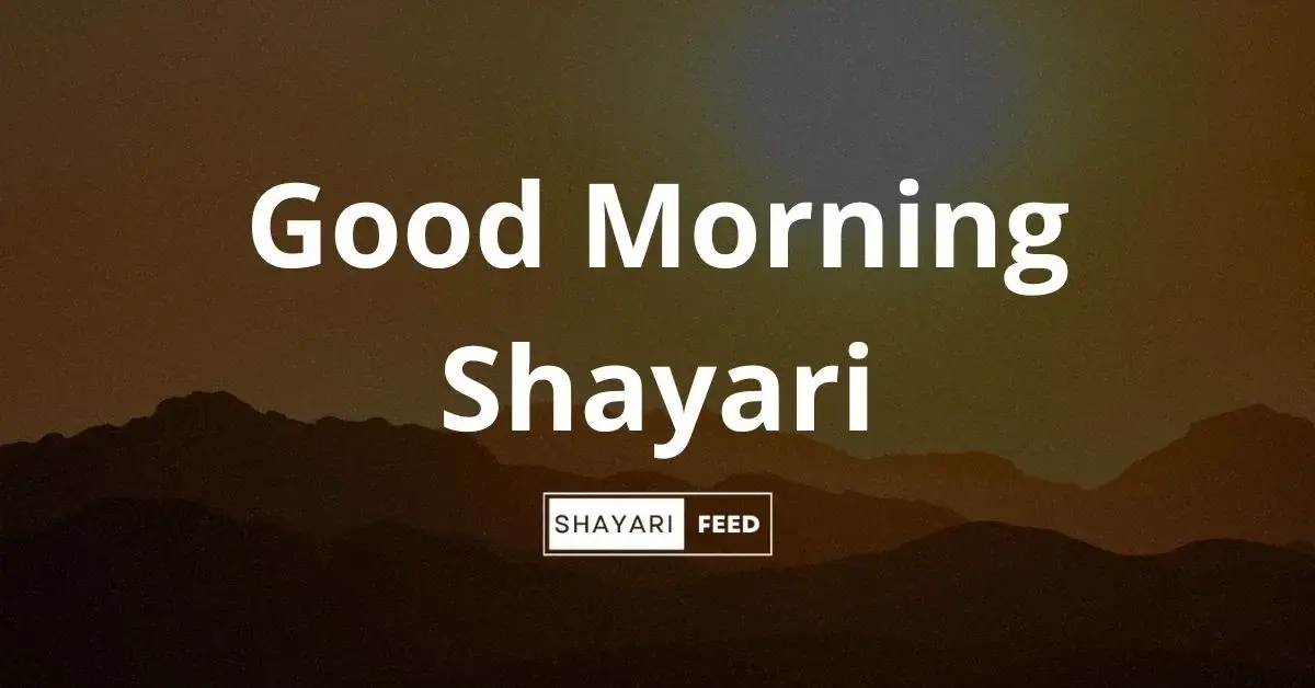 Good Morning Shayari Thumbnail