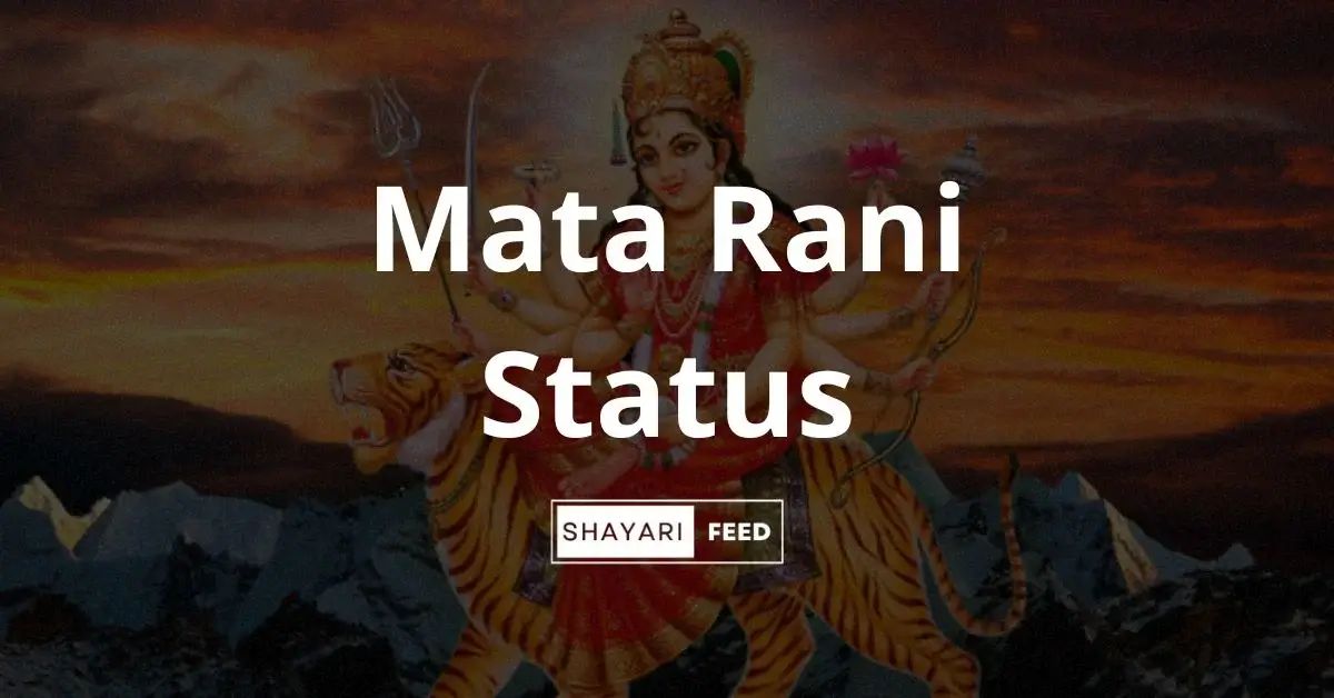 Mata Rani Status Thumbnail