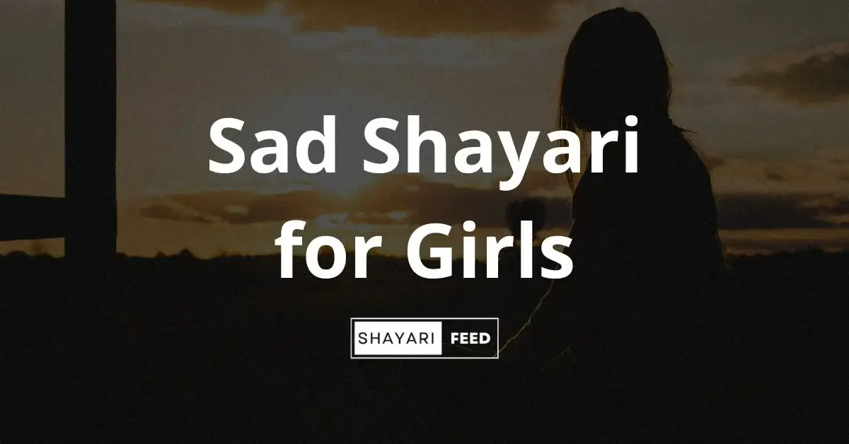 Sad Shayari for Girls Thumbnail