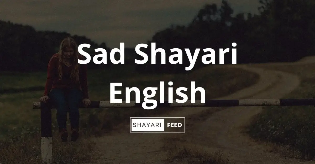 Sad Shayari in English Thumbnail