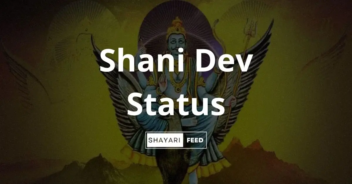 Shani Dev Status Thumbnail