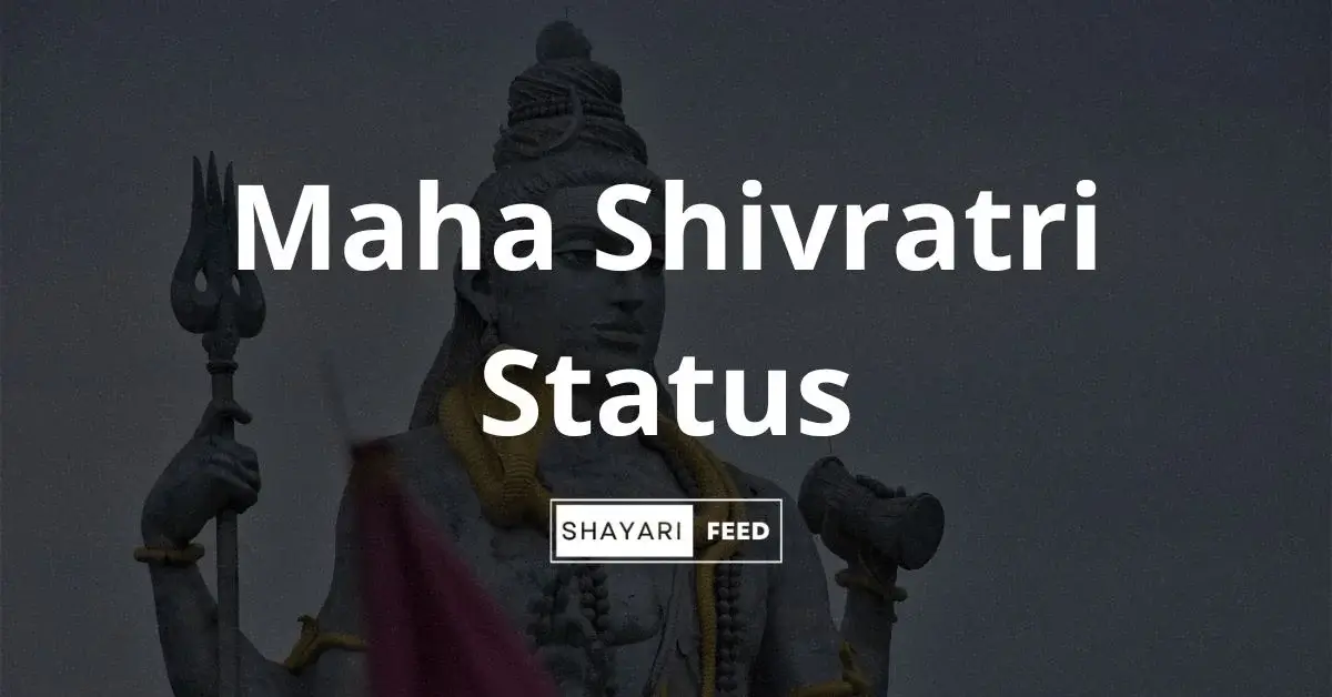 Maha Shivratri Status Thumbnail