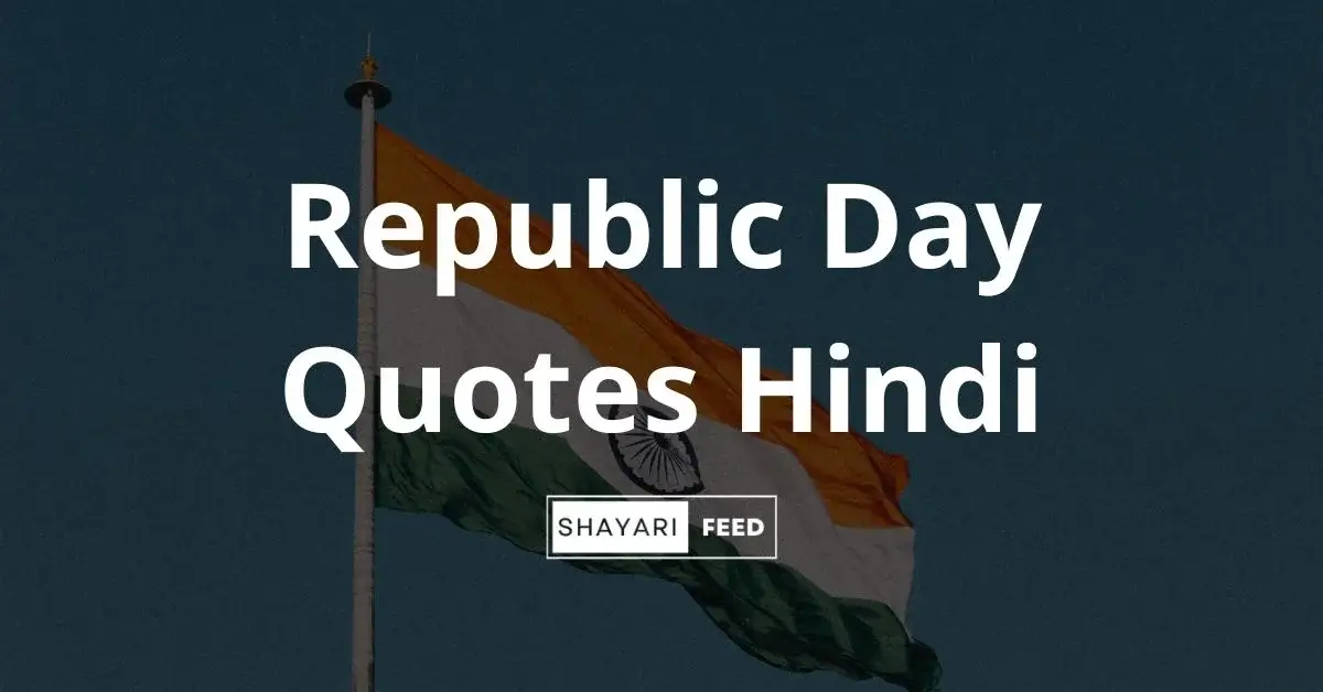 Republic Day Quotes in Hindi Thumbnail