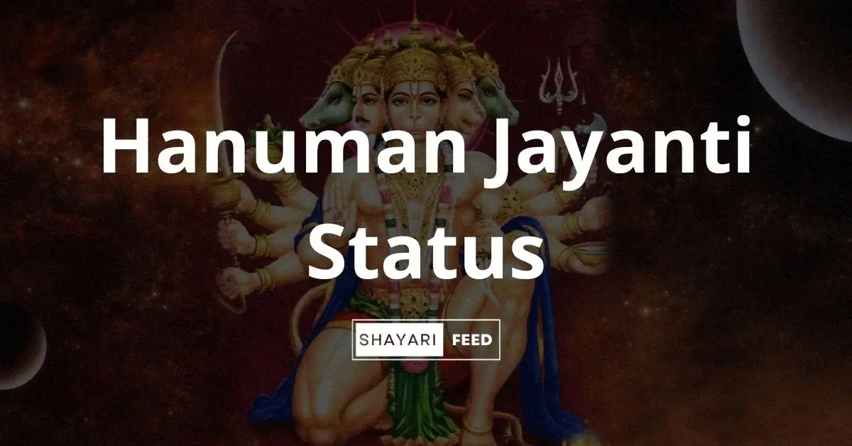 Hanuman Jayanti Status Thumbnail