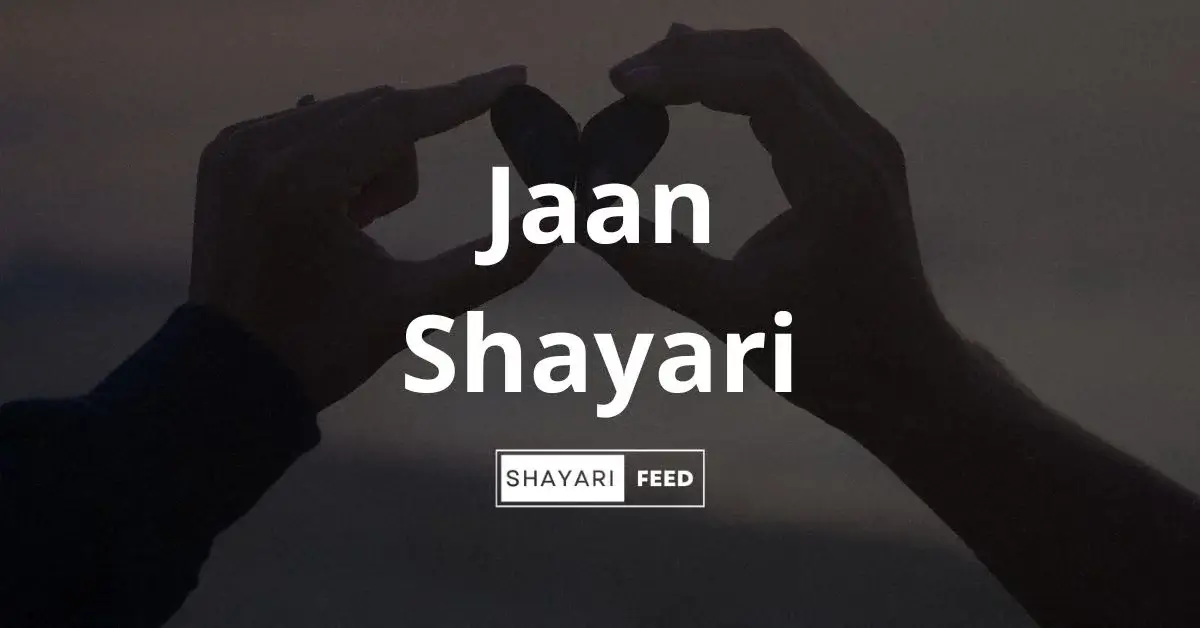 Jaan Shayari Thumbnail